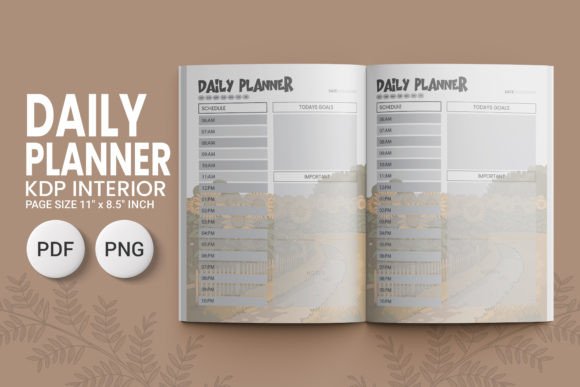 Daily Planner KDP V4 2025 03: Your Print-Ready, Professionally Designed Productivity Tool