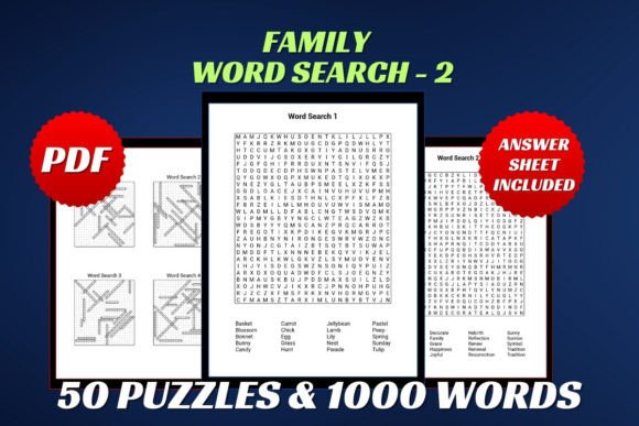 Family Word Search for Adults: A Fun and Educational Activity for All Ages