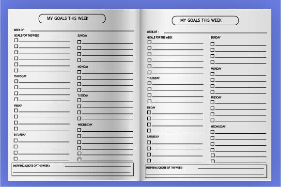 Weekly Planner to Do List Template